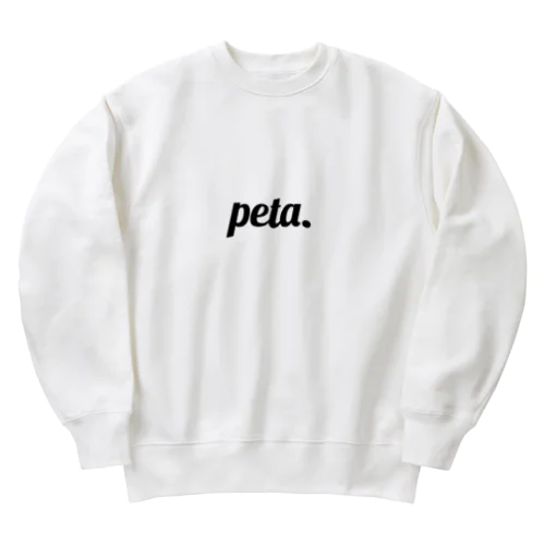 peta. Heavyweight Crew Neck Sweatshirt