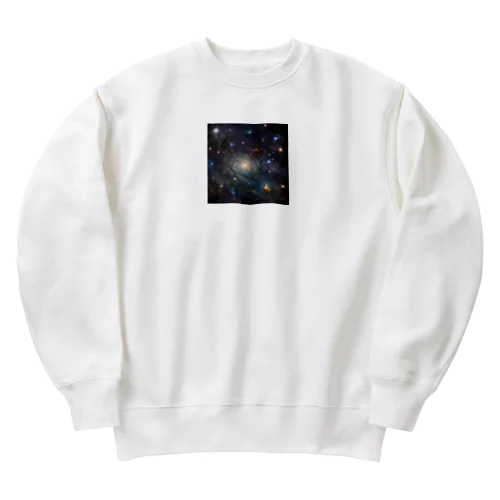 神秘的な宇宙のグッズ Heavyweight Crew Neck Sweatshirt