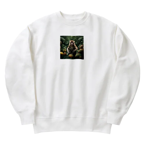 パイナップル　サル Heavyweight Crew Neck Sweatshirt