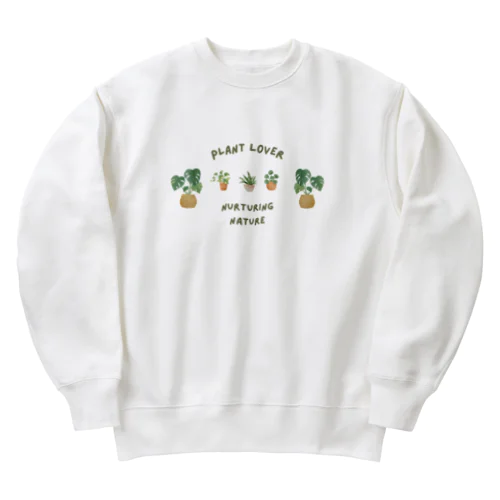 植物愛好家 Heavyweight Crew Neck Sweatshirt