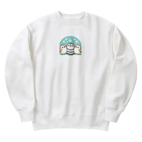 シマエナガ Heavyweight Crew Neck Sweatshirt