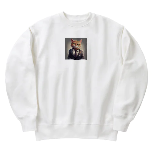 ネコ社長６代目 Heavyweight Crew Neck Sweatshirt