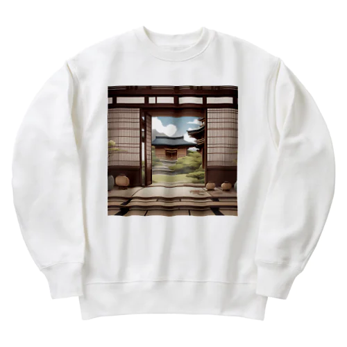 和風の佇まい Heavyweight Crew Neck Sweatshirt