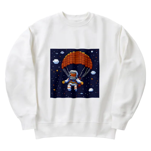 宇宙からの帰還。ただいま地球。 Heavyweight Crew Neck Sweatshirt