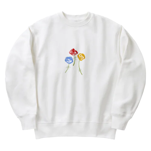 Flowers Heavyweight Crew Neck Sweatshirt