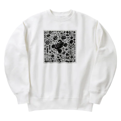 車部品 Heavyweight Crew Neck Sweatshirt