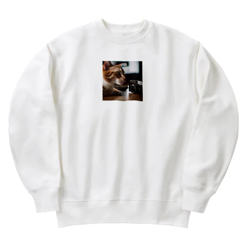 猫ちゃん　v8 Heavyweight Crew Neck Sweatshirt