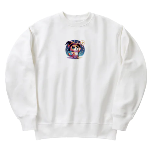 子猫の魔法使い Heavyweight Crew Neck Sweatshirt