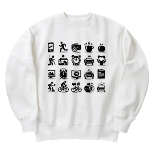 ピクトグラム maiken Heavyweight Crew Neck Sweatshirt