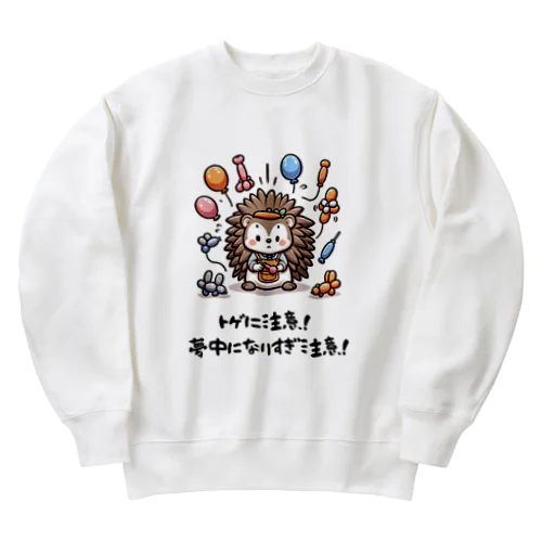 トゲトゲのトラブルメーカー Heavyweight Crew Neck Sweatshirt