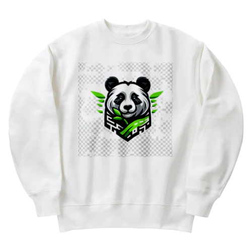 cool panda Heavyweight Crew Neck Sweatshirt