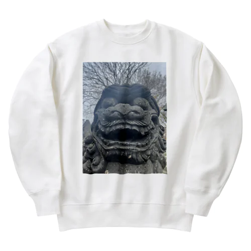 狛犬① Heavyweight Crew Neck Sweatshirt