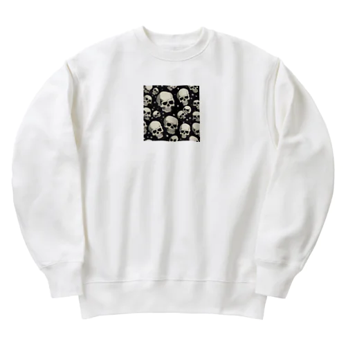 ロックンロールスカル Heavyweight Crew Neck Sweatshirt