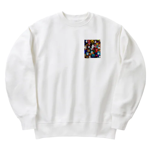 PAC (ポップアートキャット) Heavyweight Crew Neck Sweatshirt