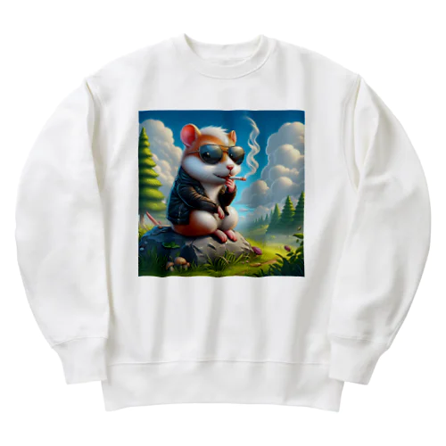 ちょっと一服ハム太郎 Heavyweight Crew Neck Sweatshirt