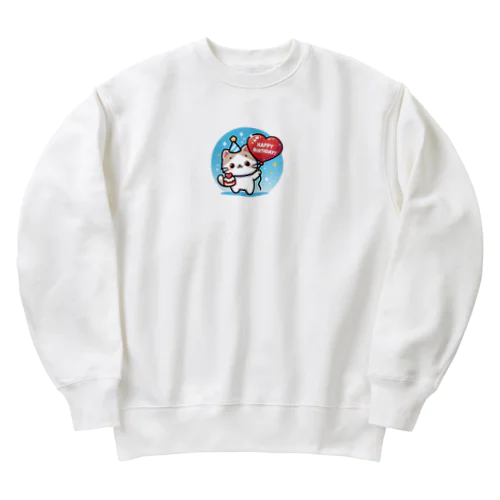 ハピバ　にゃんだふるきゃっつ Heavyweight Crew Neck Sweatshirt