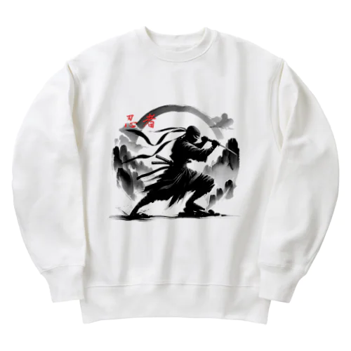 忍びの風 Heavyweight Crew Neck Sweatshirt