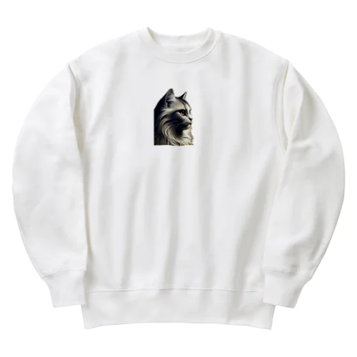 仮）ネコしゃん Heavyweight Crew Neck Sweatshirt