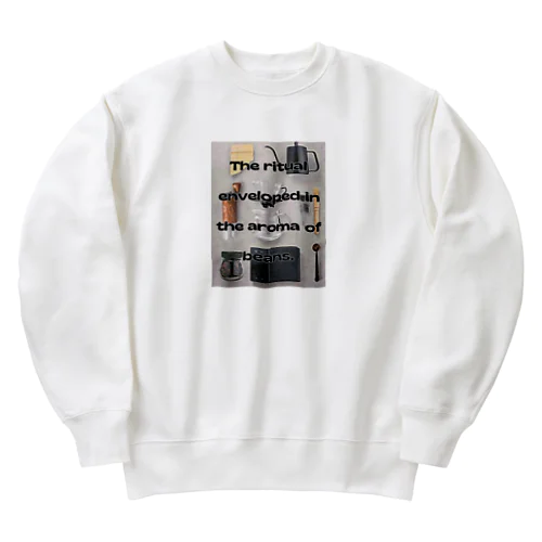 Coffee　コーヒーの魅力 Heavyweight Crew Neck Sweatshirt