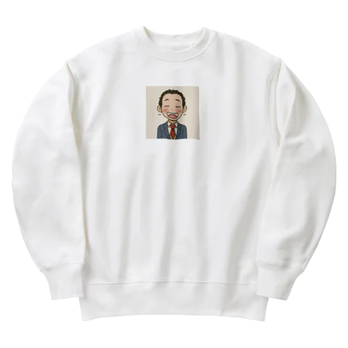 ありがとう＠サラリーマン Heavyweight Crew Neck Sweatshirt