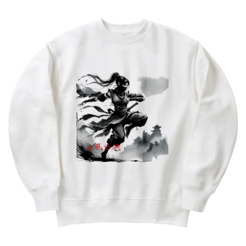 疾風迅花 Heavyweight Crew Neck Sweatshirt