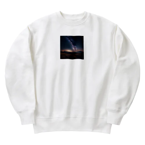 無限の宇宙 Heavyweight Crew Neck Sweatshirt