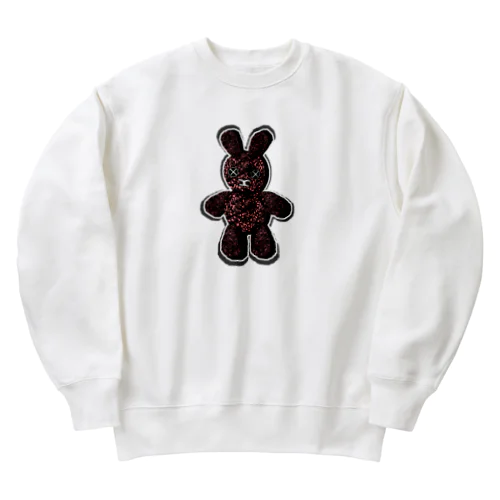 うさぎと懐中時計 Heavyweight Crew Neck Sweatshirt