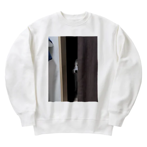 見てるよ。サンタさん Heavyweight Crew Neck Sweatshirt