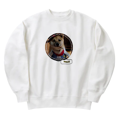 柴犬COOUo･ｪ･oU Heavyweight Crew Neck Sweatshirt