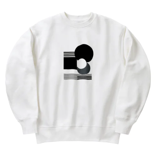 ミニマルなデザインと共鳴 Heavyweight Crew Neck Sweatshirt