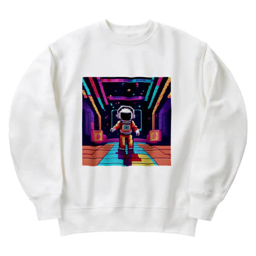 宇宙船の中のダンスフロア Heavyweight Crew Neck Sweatshirt