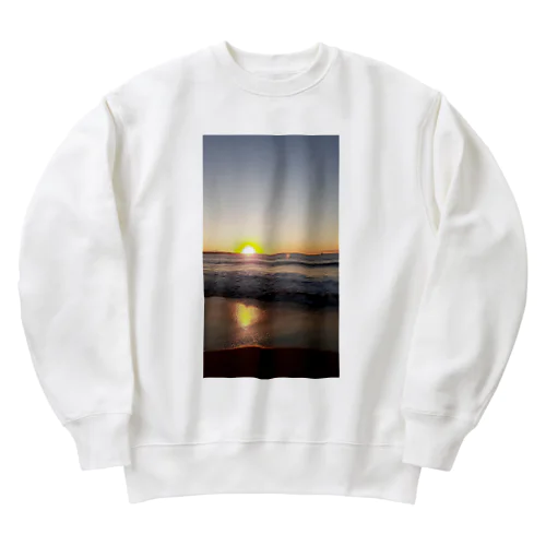 2024年の初日の出(IN茅ヶ崎) Heavyweight Crew Neck Sweatshirt