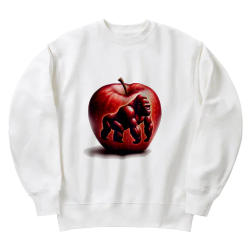 The Mighty Gorilla Apple Heavyweight Crew Neck Sweatshirt