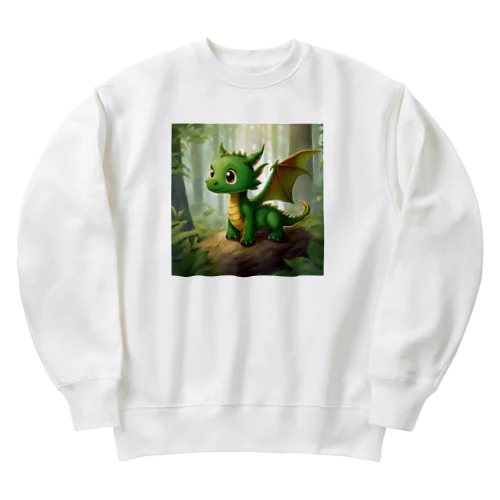 子竜のお散歩 Heavyweight Crew Neck Sweatshirt