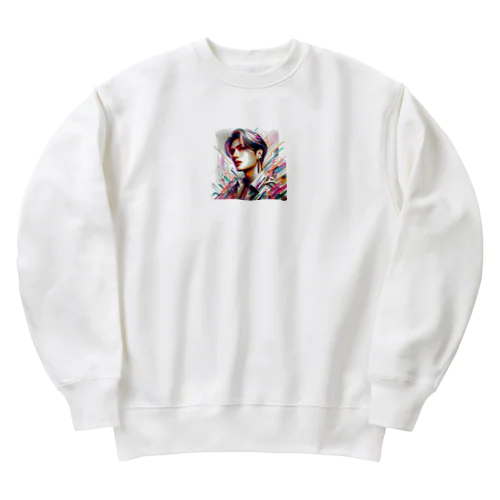 男性アイドル　Ⅰ Heavyweight Crew Neck Sweatshirt