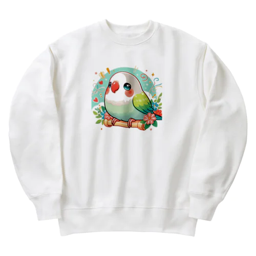 オカメインコちゃん Heavyweight Crew Neck Sweatshirt