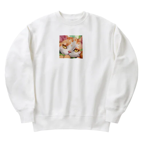 にゃ～んだよ？ Heavyweight Crew Neck Sweatshirt