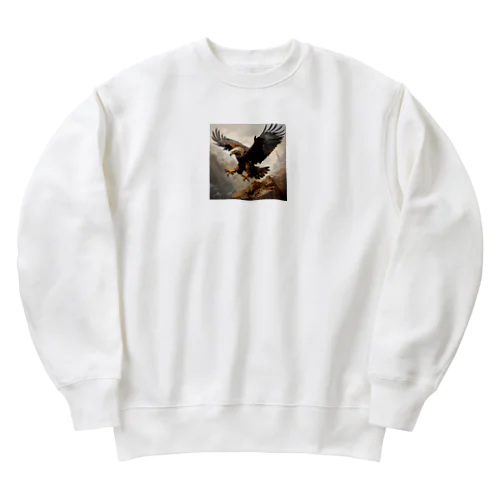 大鷲が獲物を狙っている瞬間　Hime  2530 Heavyweight Crew Neck Sweatshirt