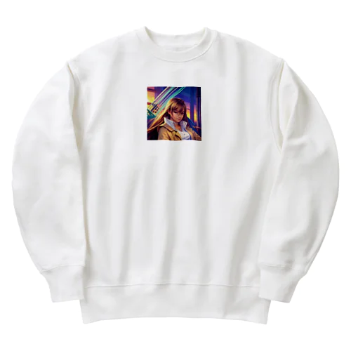 可愛い女の子 Heavyweight Crew Neck Sweatshirt