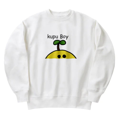 ひょっこり kupu Boy　(クプ　ボーイ) Heavyweight Crew Neck Sweatshirt