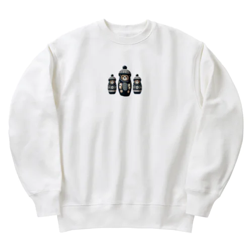 グリズリーこけし Heavyweight Crew Neck Sweatshirt