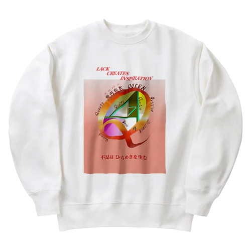 アルファベットタリスマン　Q-cb Heavyweight Crew Neck Sweatshirt