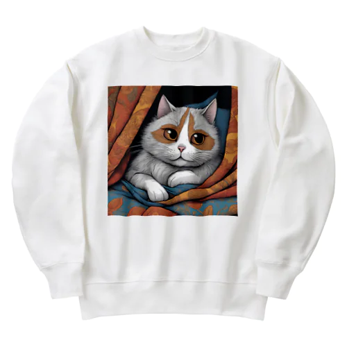 たぬき猫 Heavyweight Crew Neck Sweatshirt