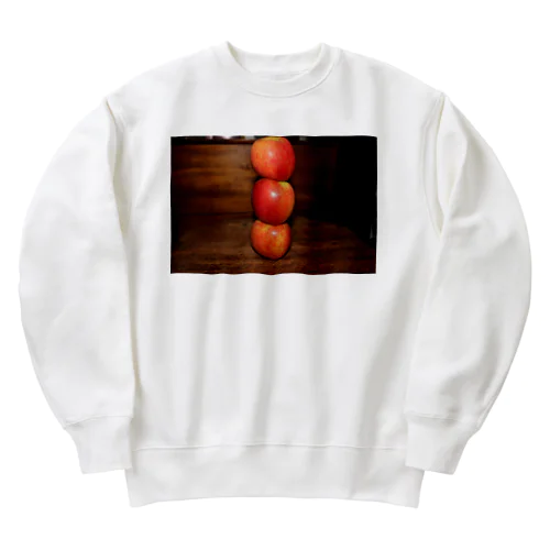 リンゴ３酸さん Heavyweight Crew Neck Sweatshirt