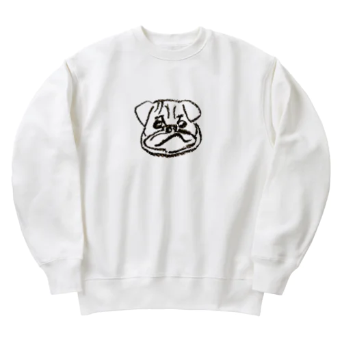 らくがきイヌくん Heavyweight Crew Neck Sweatshirt