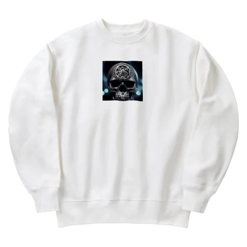 骸骨進化中 Heavyweight Crew Neck Sweatshirt