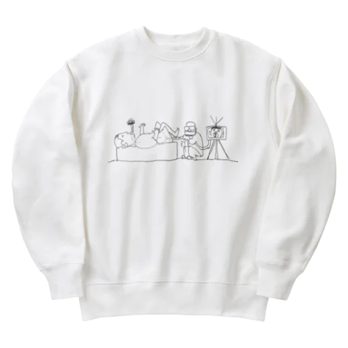 胃カメラ Heavyweight Crew Neck Sweatshirt