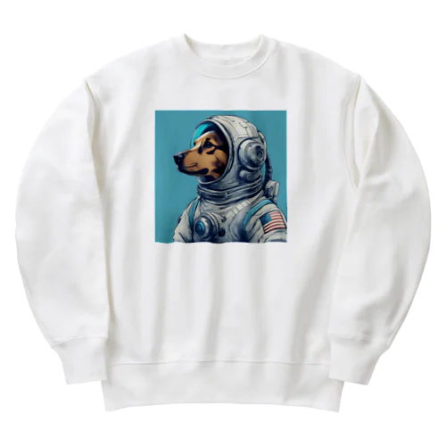 Space Dog Heavyweight Crew Neck Sweatshirt