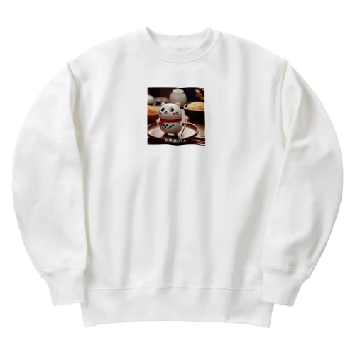 お茶漬けくん Heavyweight Crew Neck Sweatshirt