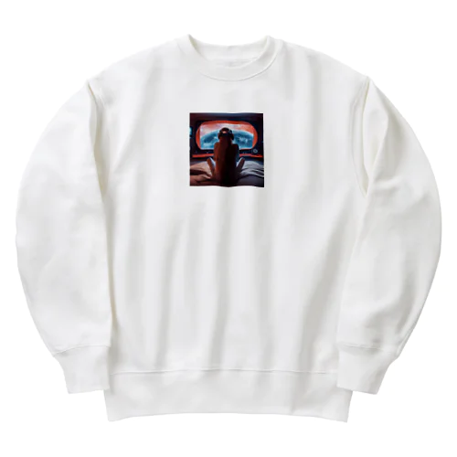 バムドットと近未来 Heavyweight Crew Neck Sweatshirt